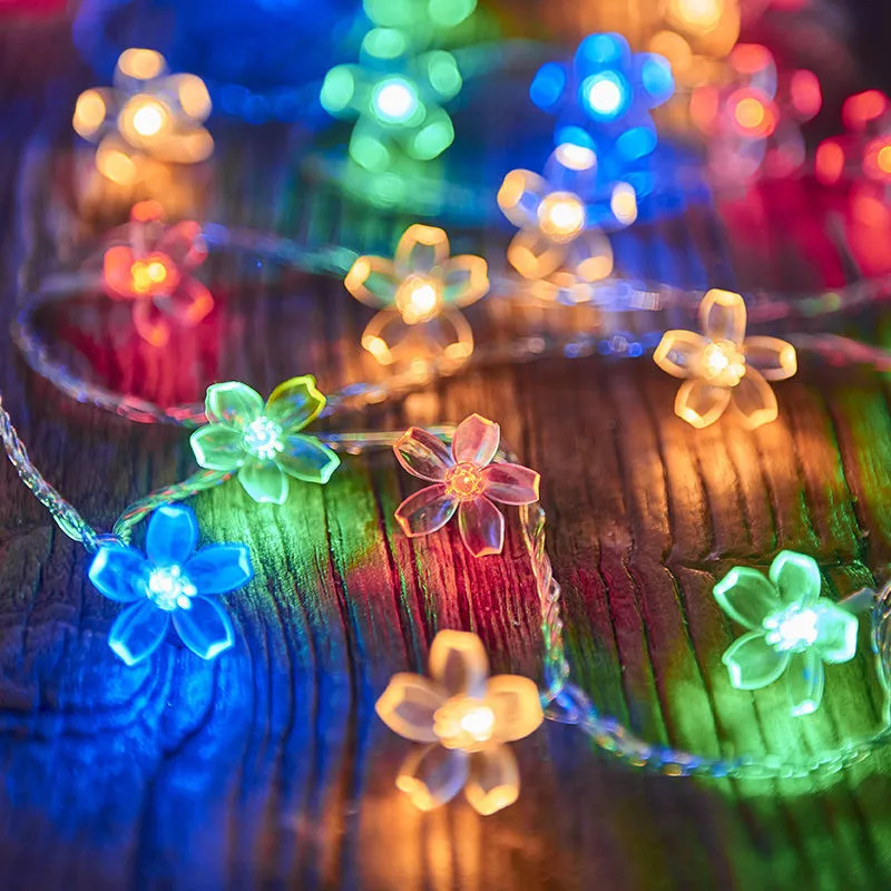 LED string lights for indoor and outdoor use