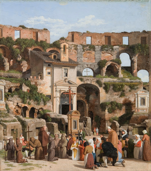 View of the interior of the Colosseum 1815