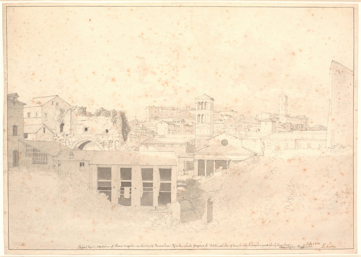 Parti ved Cloaca Maxima 1814