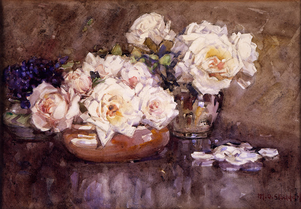 Roses white circa 1924