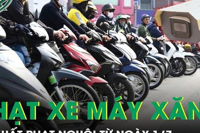 Đề xuất phạt nguội với xe máy xăng đi vào vùng lõi Hà Nội từ 1/7 - Báo Sức Khỏe &amp; Đời Sống