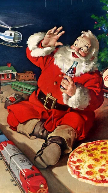 Santa Claus Coca Cola Christmas