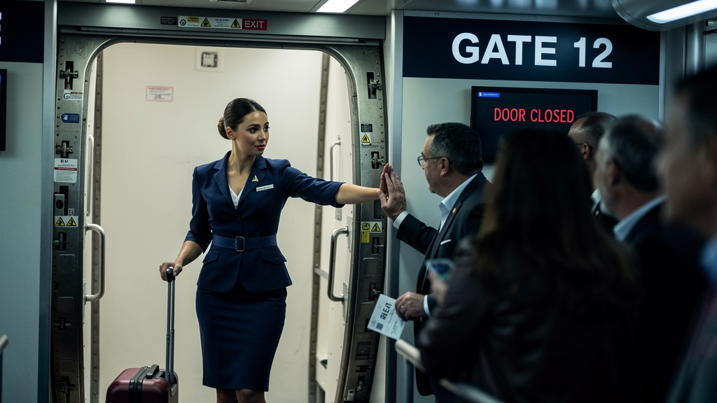 The Flight Attendant Forced Me Toward Coach While Another Passenger Claimed My Dead Father's Seat