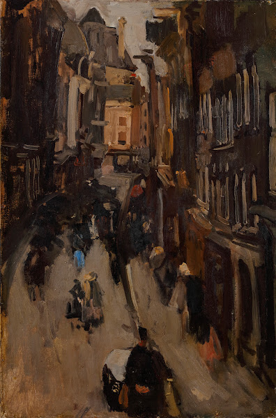 A Busy Day In The Kalverstraat Amsterdam Circa 1900