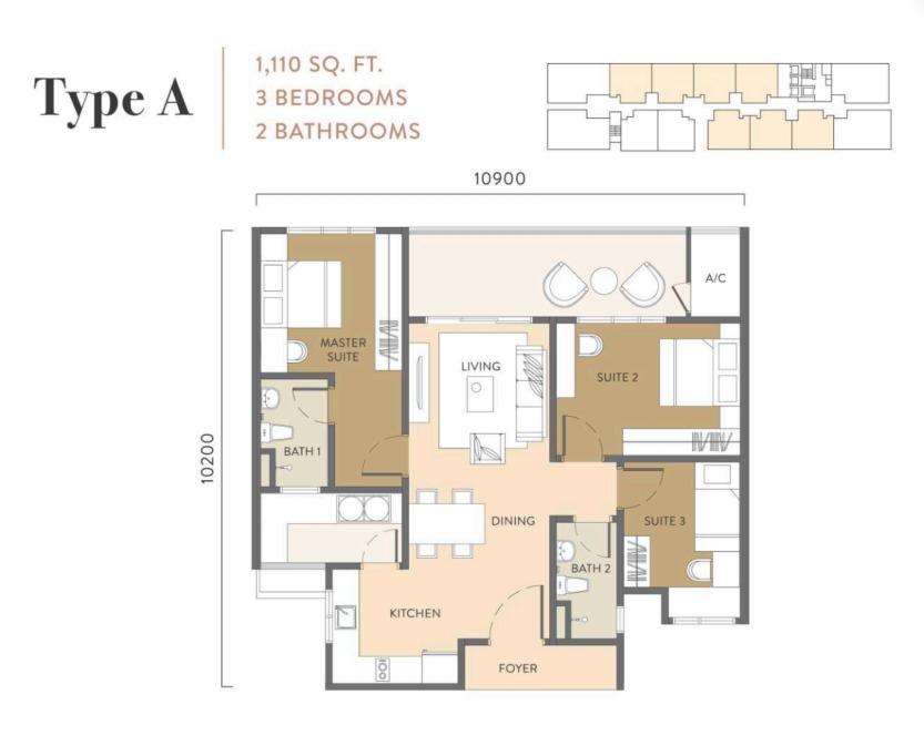 Quaver Residence 戶型圖