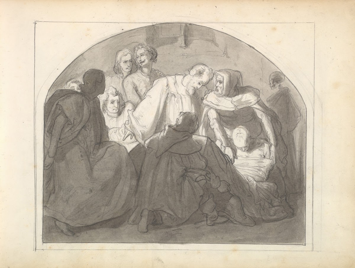 A Burial Scene ca 1849