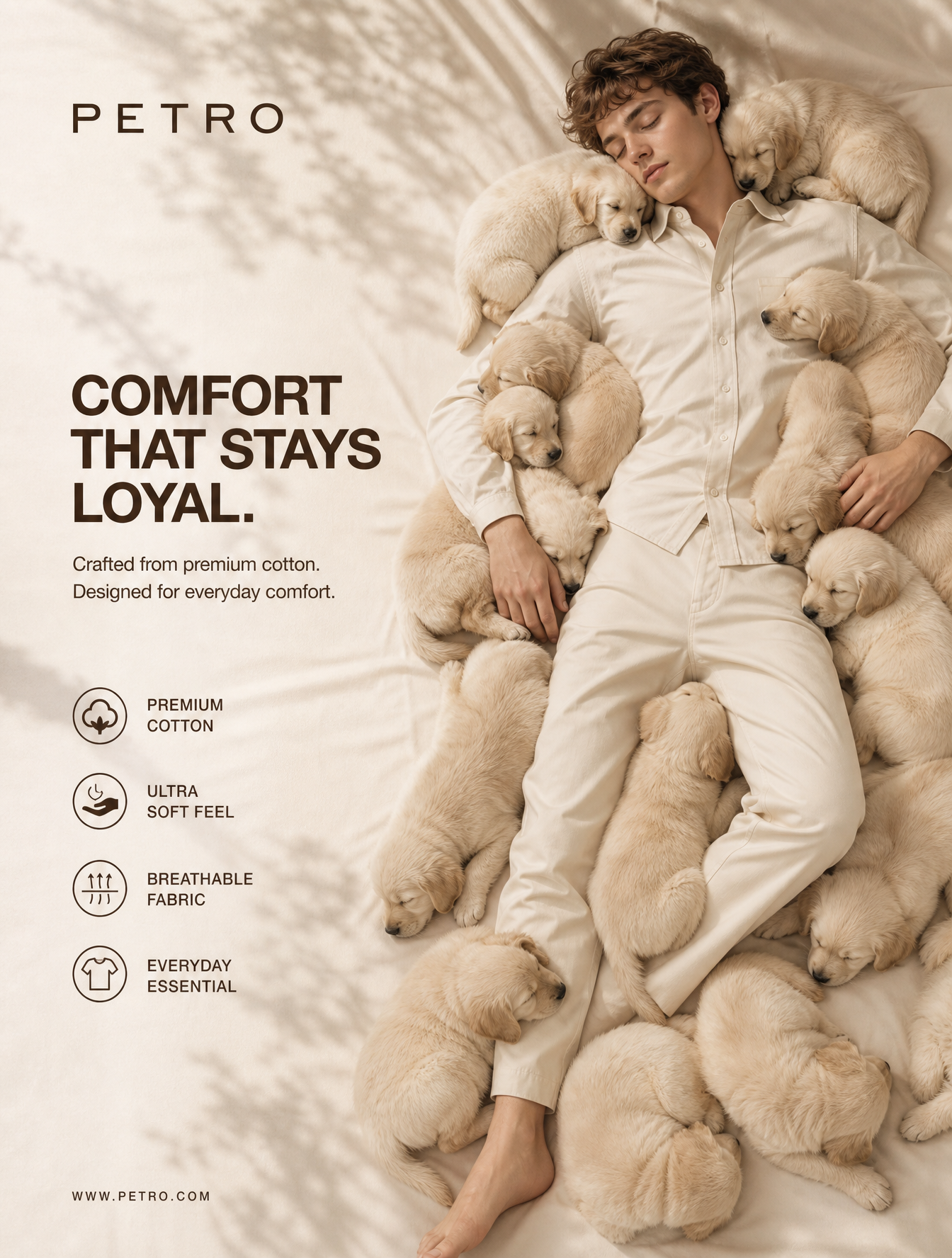 Sesión fotográfica para campaña de moda de lujo
