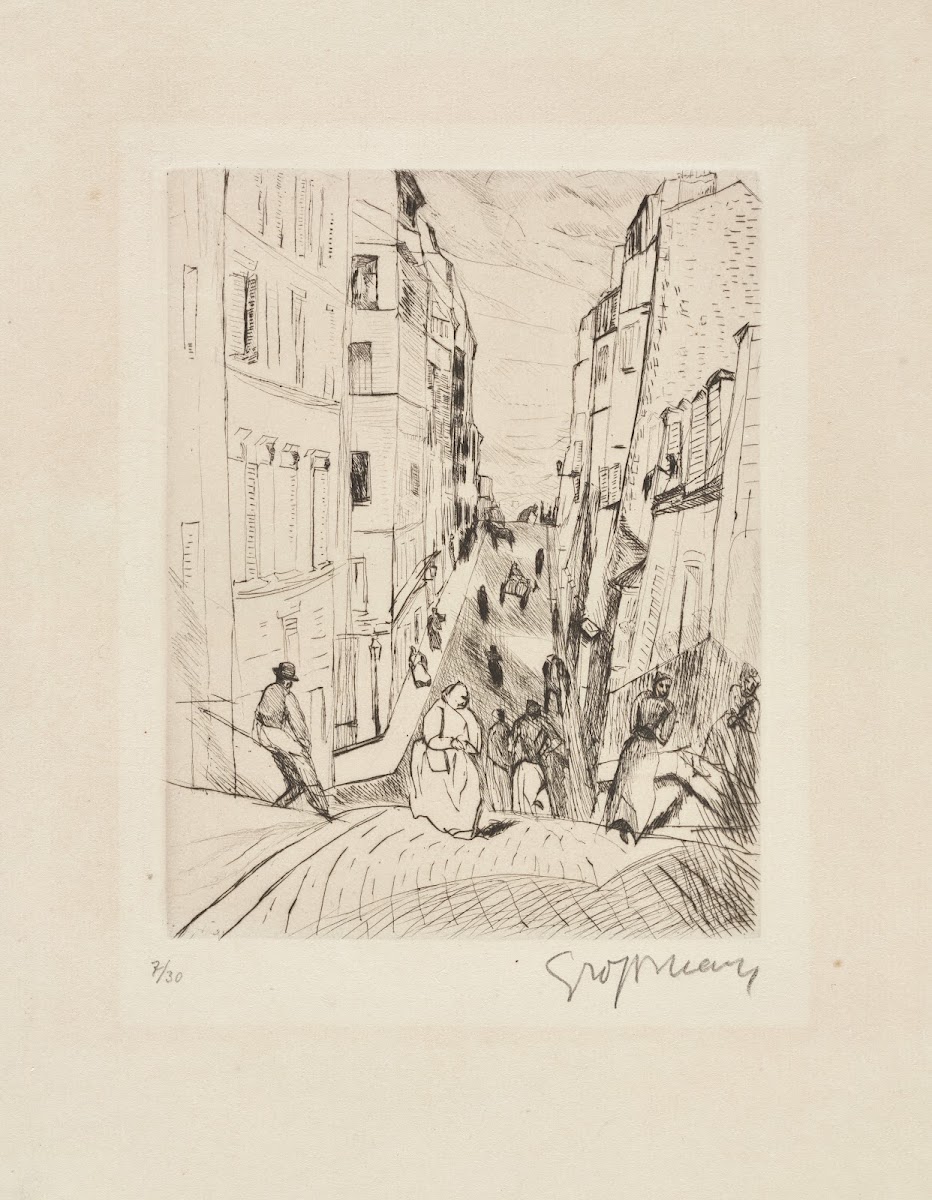 Paris Montmartre Rue Berthe 1906   1910