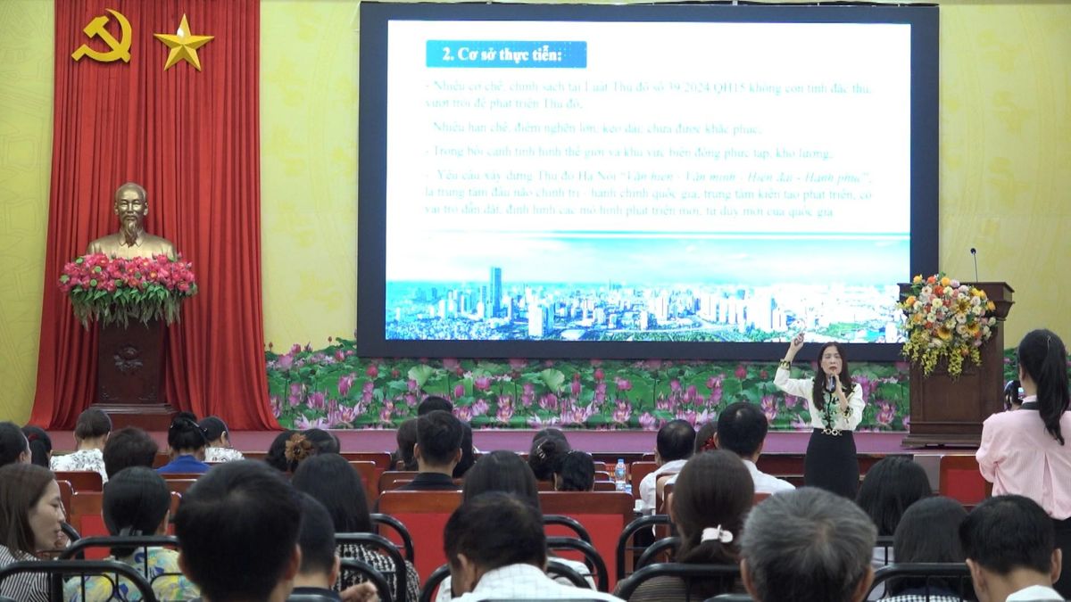Đưa chính sách vào cuộc sống bằng cách làm gần gũi, sáng tạo - Đài Phát thanh và truyền hình Hà Nội