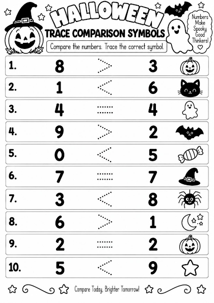 Halloween Trace Comparison Symbols