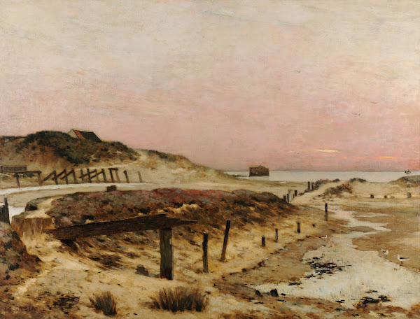 Ruines de lancien port de Wimereux 1896
