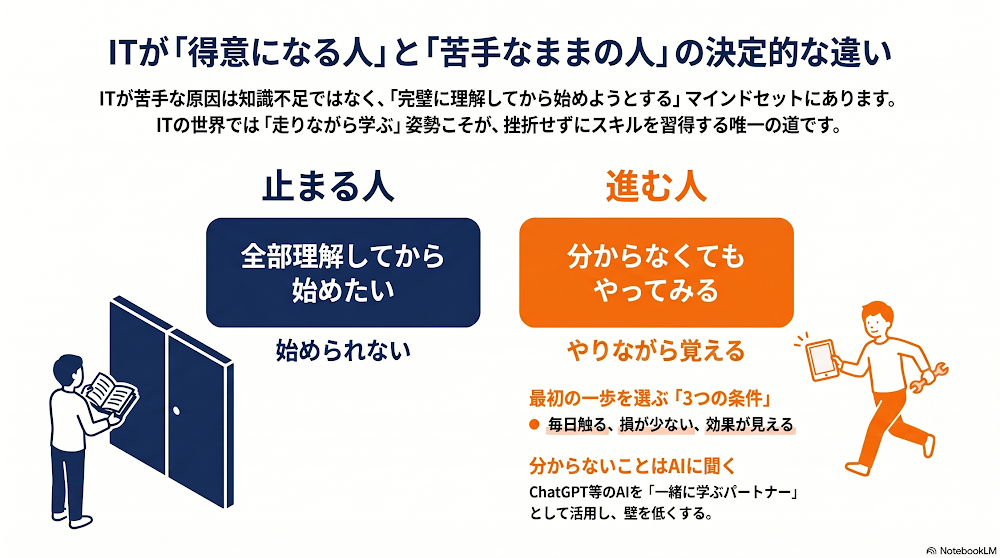 違いは知識ではなく姿勢