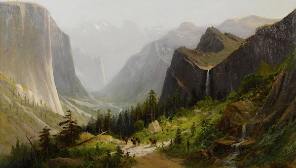 Yosemite Valley California From Artists Point