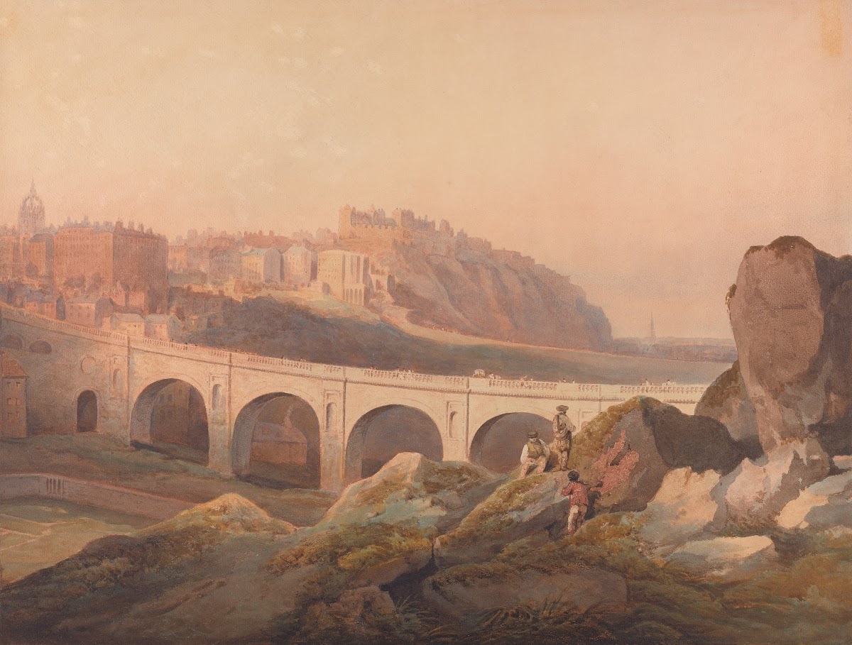 View of Edinburgh from Calton Hill 1811