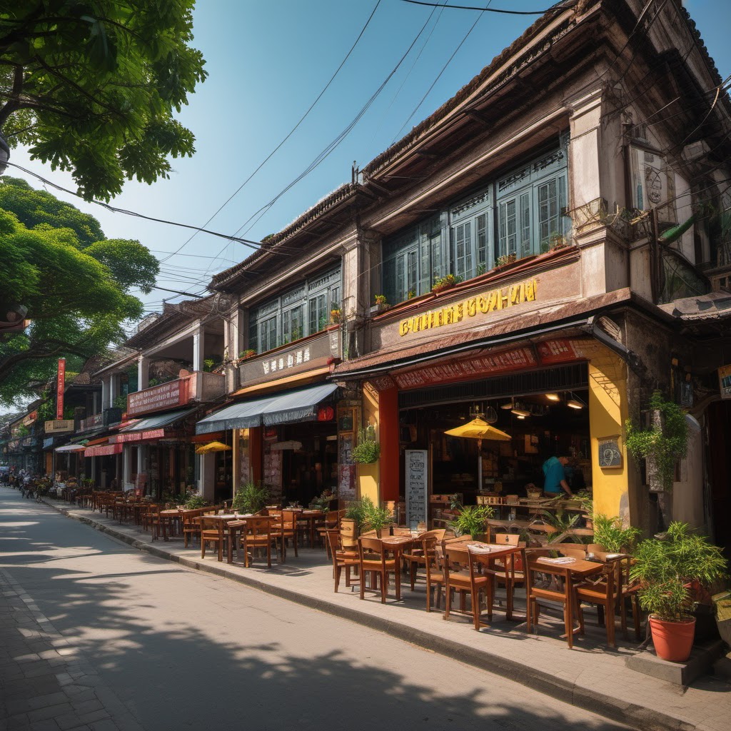 Hình minh họa: Khung cảnh cửa hàng và quy trình kinh doanh