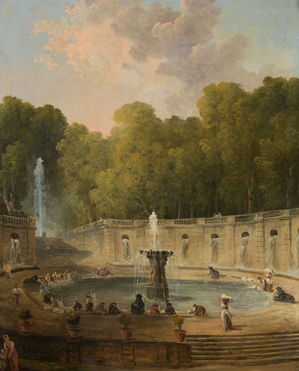 Lavandières dans un parc 1775