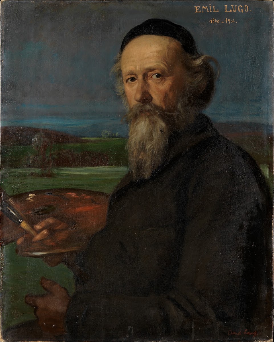 Portrait of the painter Emil Lugo 1897