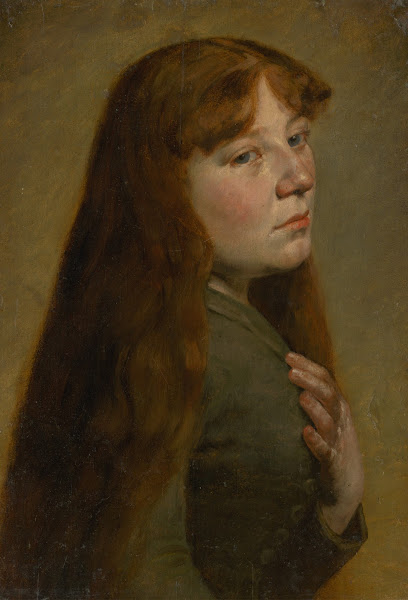 Study of a Woman from Three Quarters Profile 1895 1896