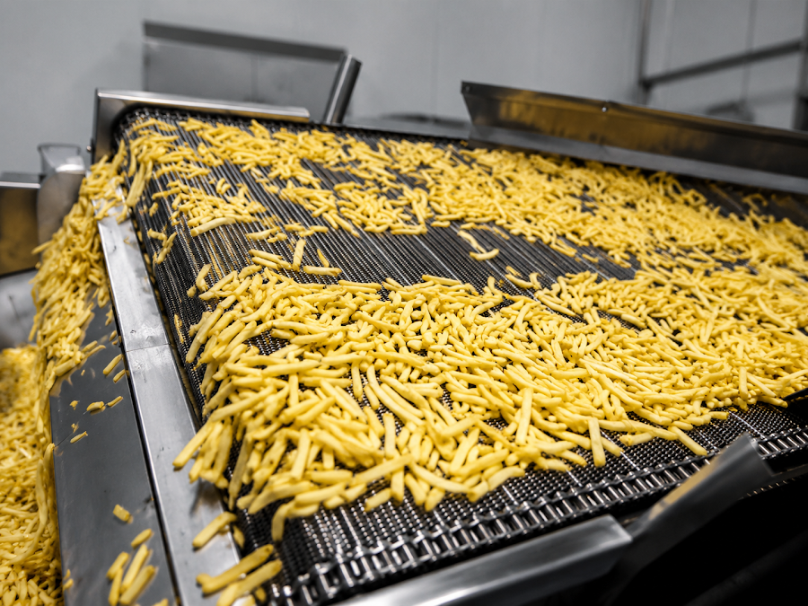 French fries line video