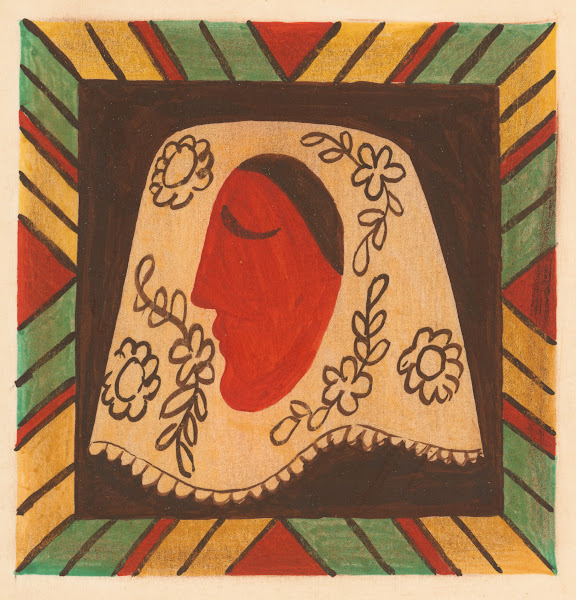 The head of a girl in a scarf 1937