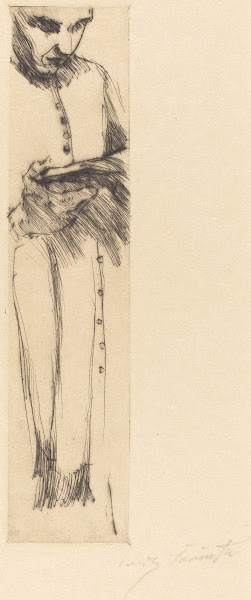 Priest Reading Lesender Mönch 1916