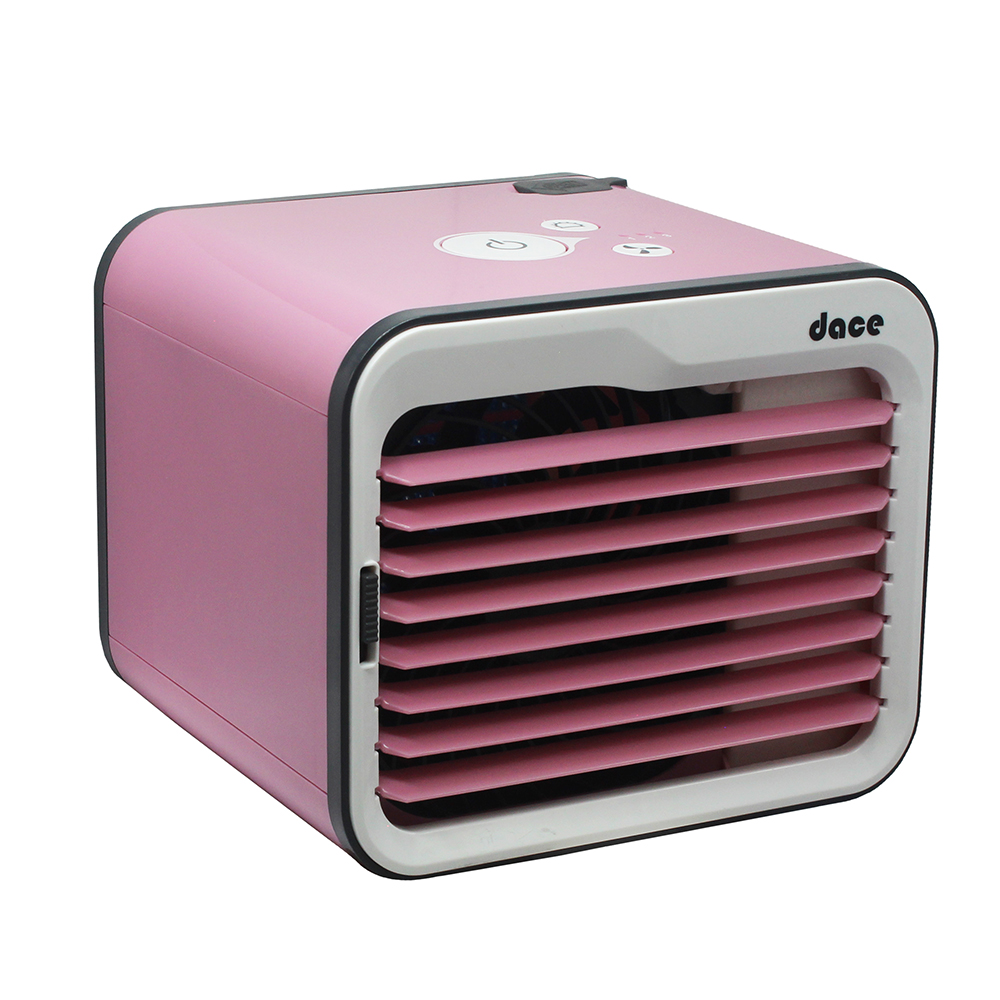 Enfriador de aire personal Dace™ con aromaterapia, color rosa