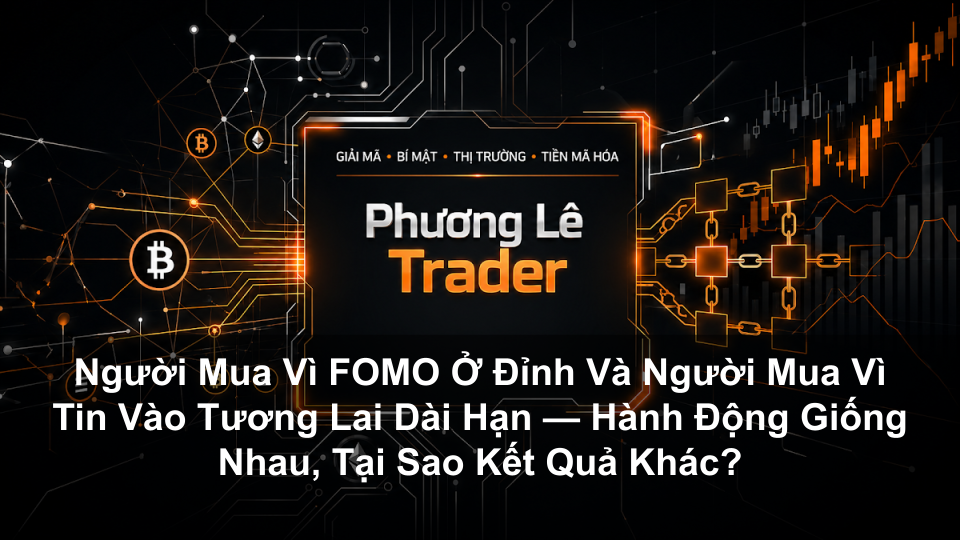 Người Mua Vì FOMO Ở Đỉnh Và Người Mua Vì Tin Vào Tương Lai Dài Hạn — Hành Động Giống Nhau, Tại Sao Kết Quả Khác?