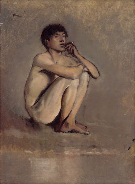 Study of a Seated Nude of a Young Man 18751885