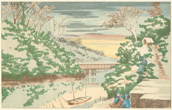 Snow at Ochanomizu 1880