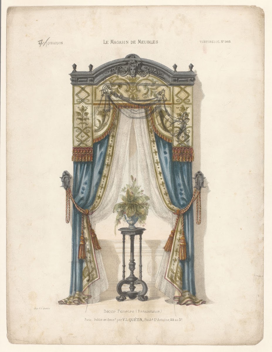 Décor Fenetre Renaissance 1832   1904