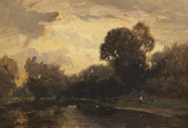 Flusslandschaft Ca 1870 1890