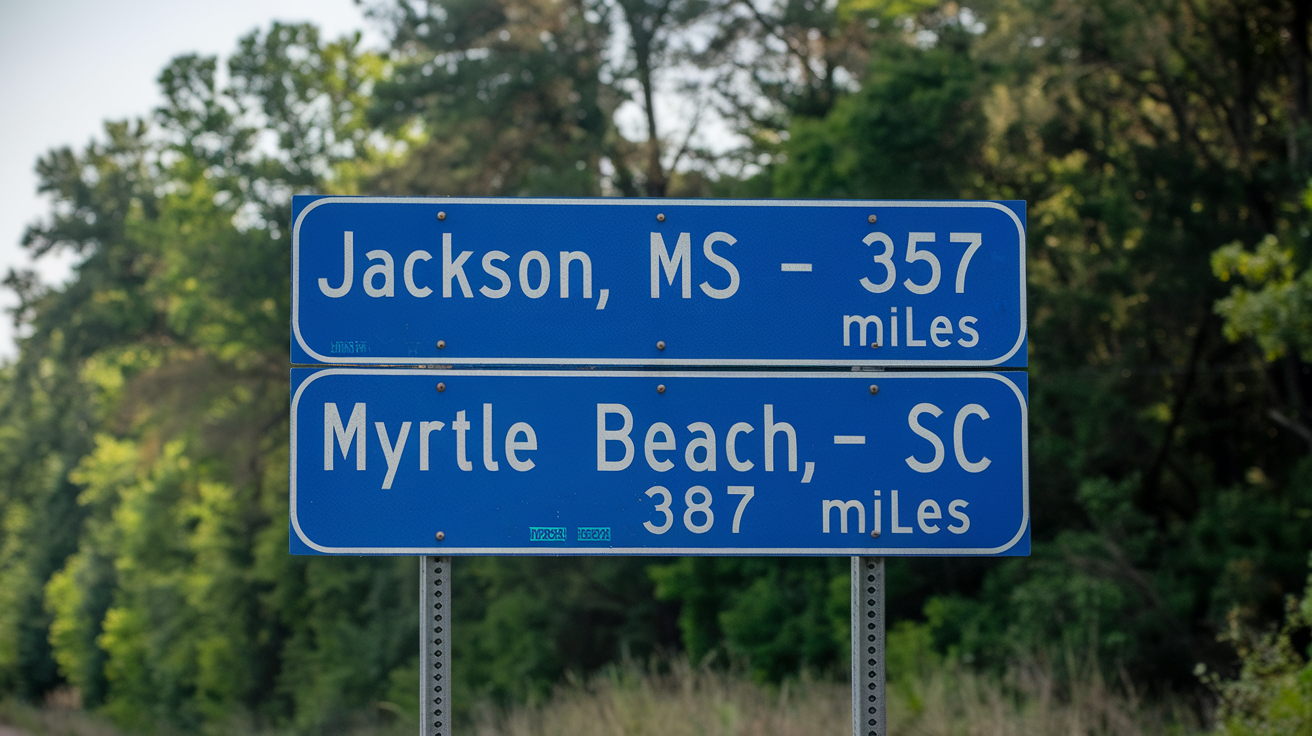 How Far Is Myrtle Beach from Jackson MS? Travel Guide