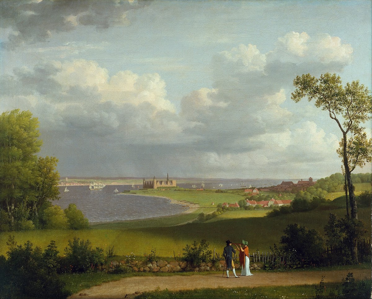 View north of Kronborg Castle circa 1810