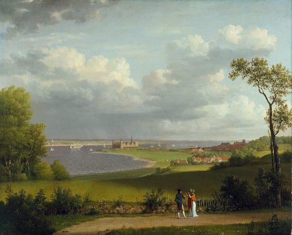View north of Kronborg Castle circa 1810