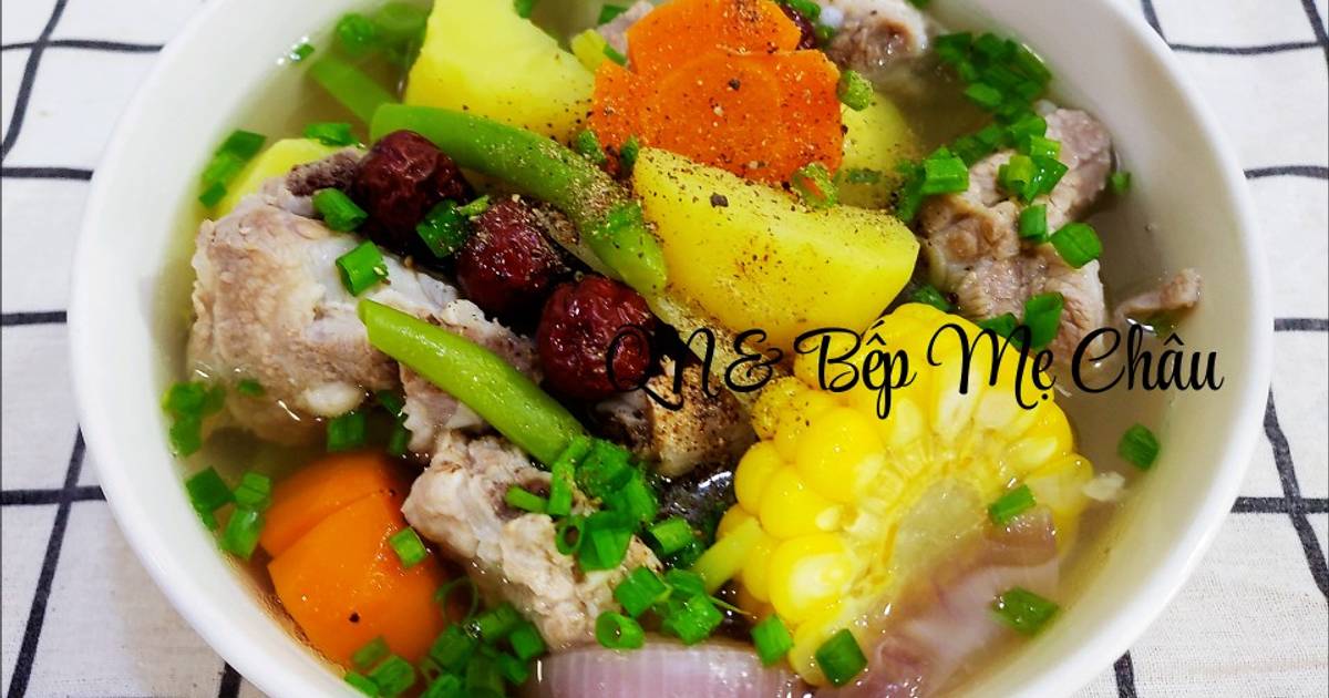 Canh Sườn thập cẩm