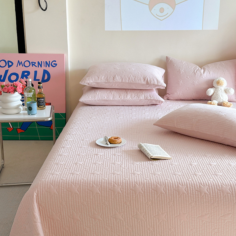 Cotton bedspread 3-piece, quilted