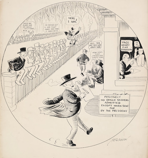 Office Seekers Waiting To Be Invited 1913
