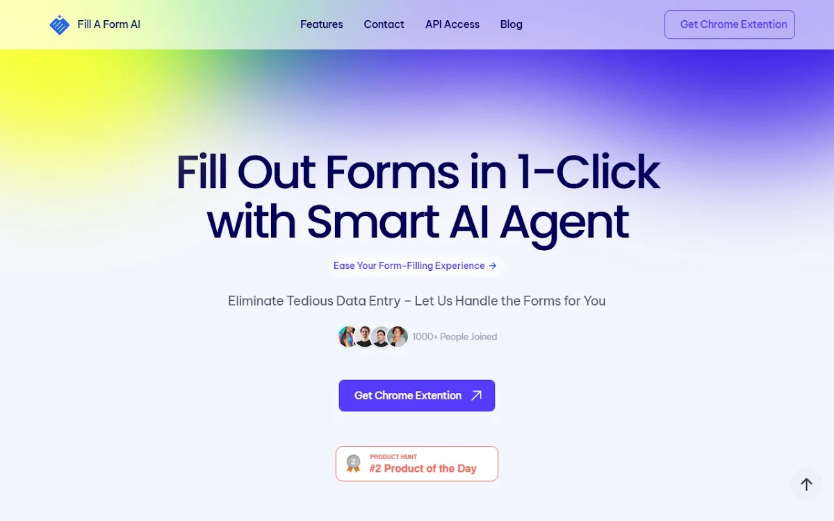 Captura de Fill A Form AI