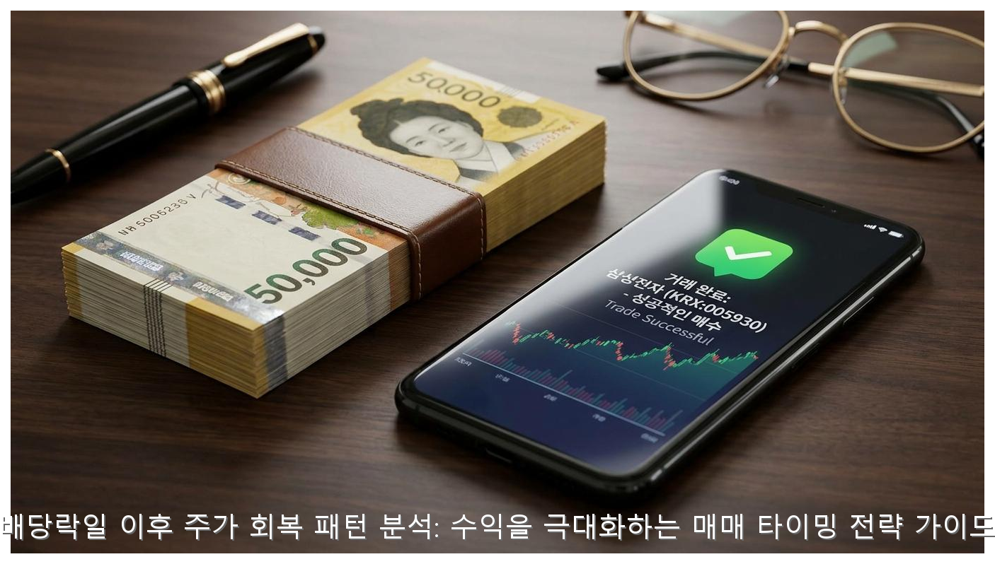 배당락 주가 회복 전략: 수익 극대화 매매 타이밍 핵심 안내 및 분석 인포그래픽 (8)