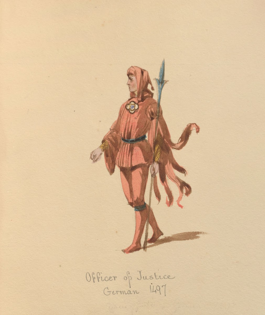 Sketches of costume Pl006 1842