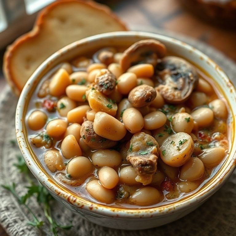 Easy Vegan White Bean Mushroom Stew for Cozy Dinners: Quick & Comforting finished