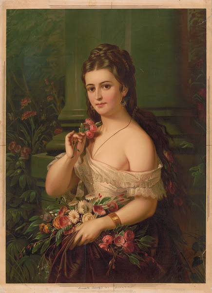 Brunette beauty 1871