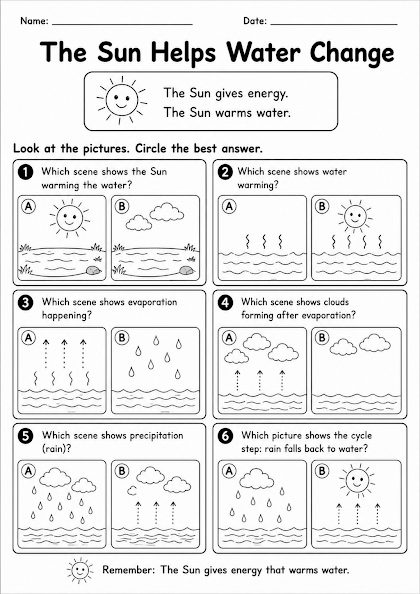 Sun and the Water Cycle