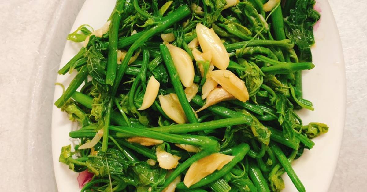 Món chay: Su su xào tỏi