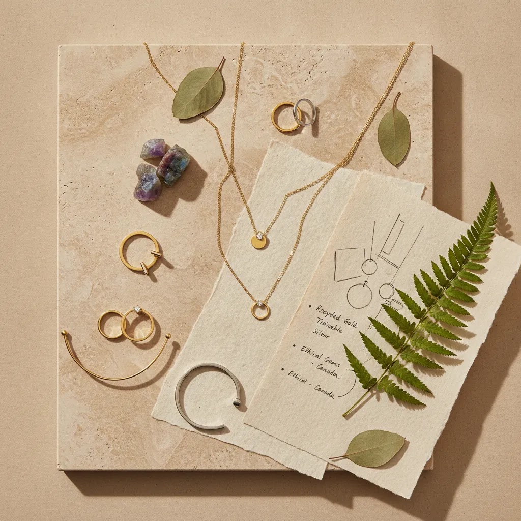 Jewelry millennials gen z why sustainability key shown through premium modern jewelry with sustainable sourcing and transparent design details