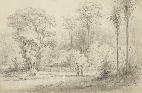 Hutt Road from the windows of Hawkeshead 1847