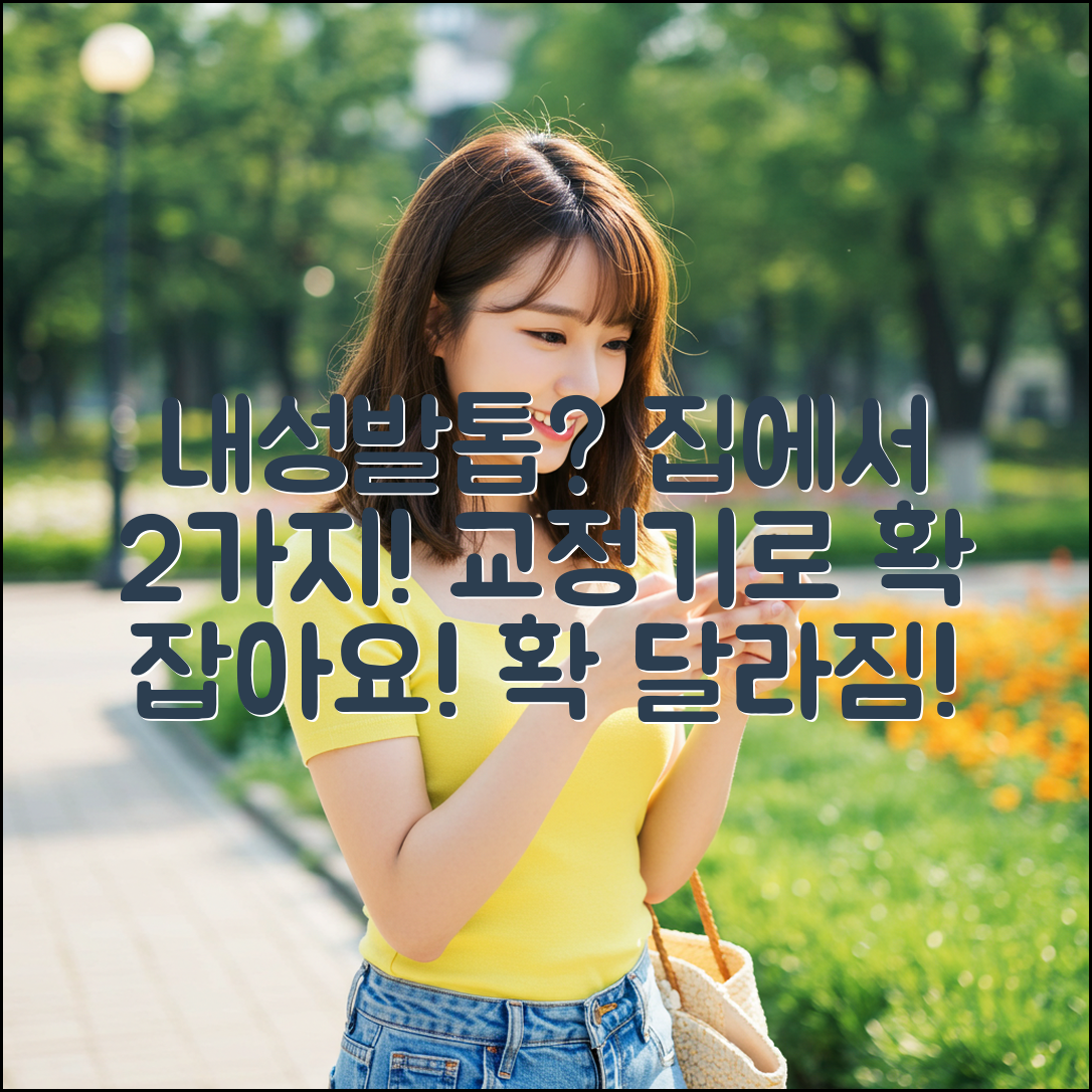 내성발톱 교정기, 집에서 2가지 효과 확인!