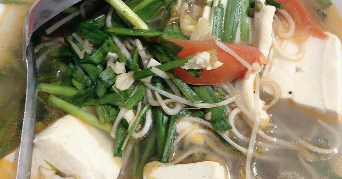 Canh đậu hũ chay