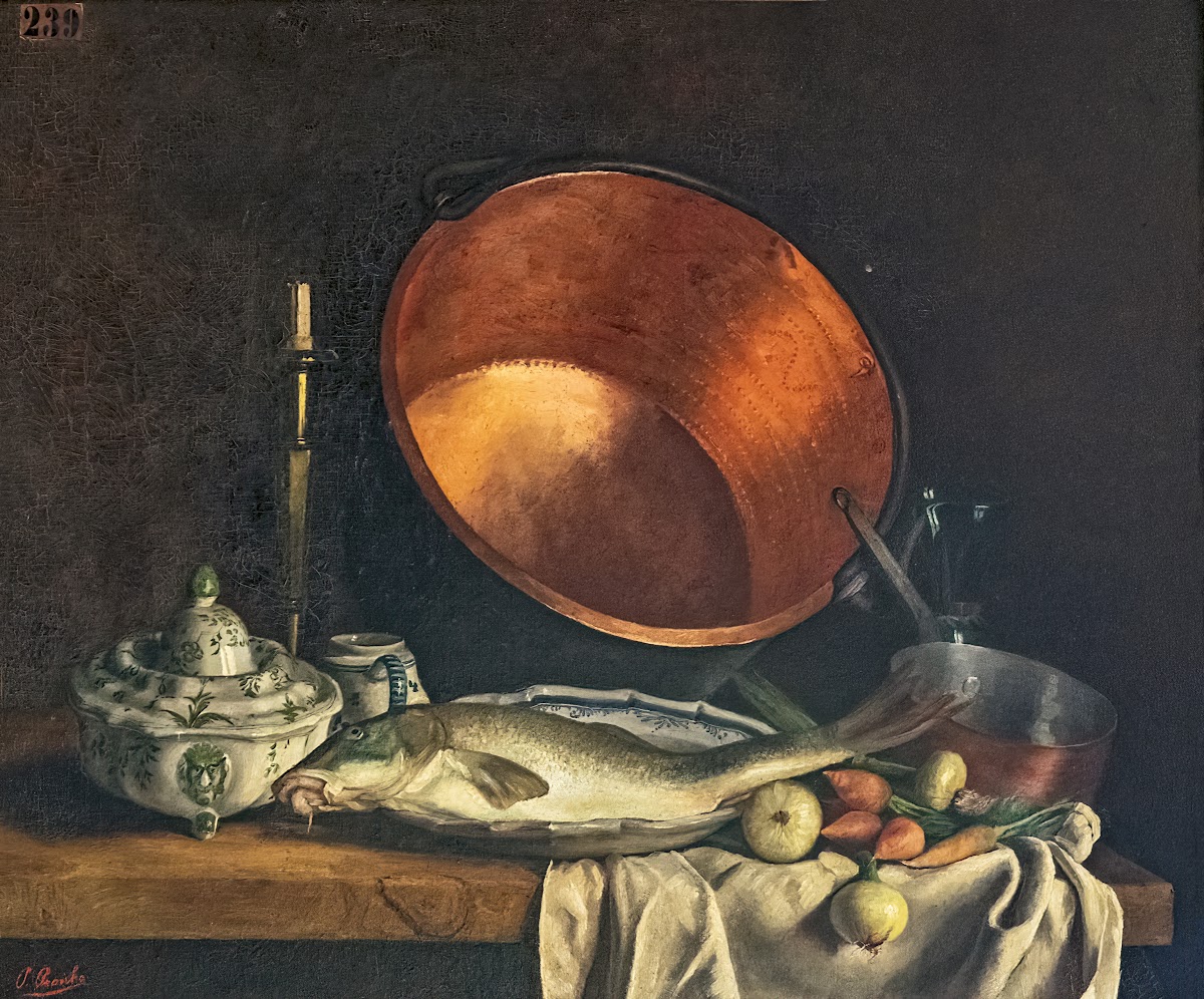 Still life with cauldron