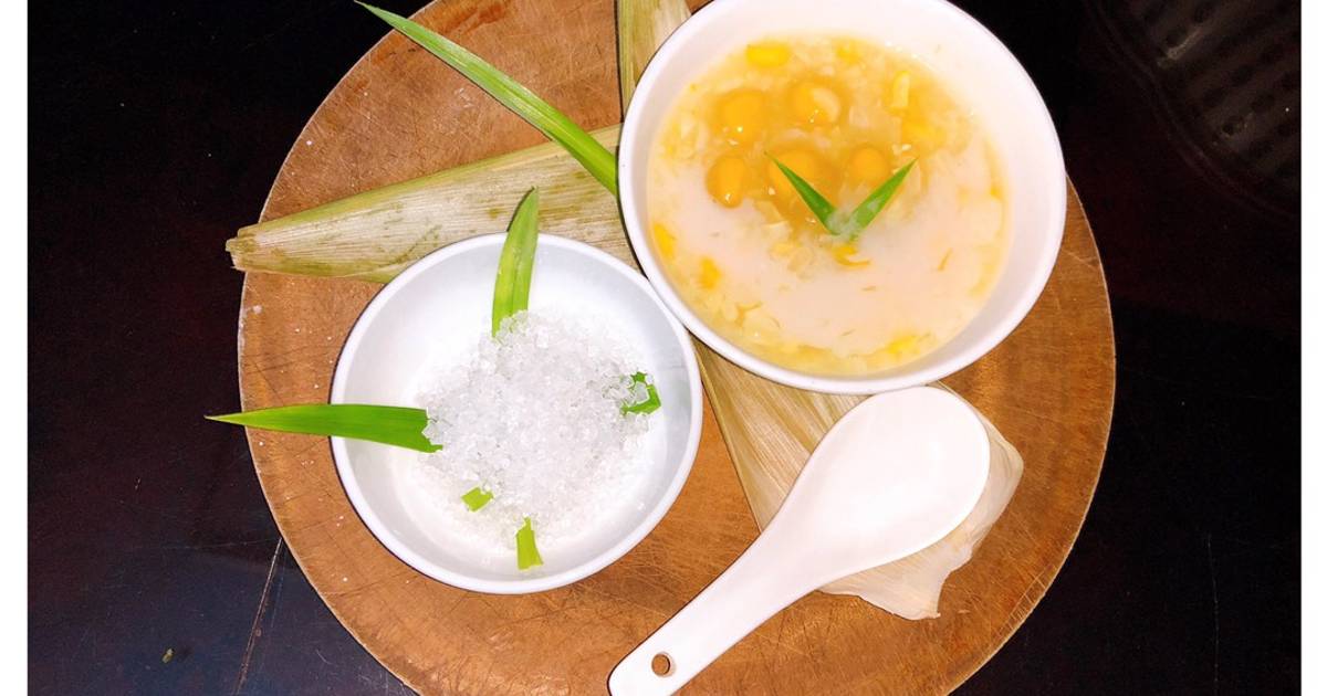 Chè Bắp 🌽✨🍃 lá dứa trân châu 😋